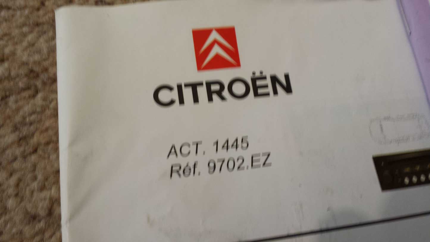 Citroen Mp3 Adaptor 9702 Ez Manual